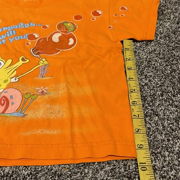 SpongeBob SquarePants Kids Orange T-Shirt - Picture 6 of 7